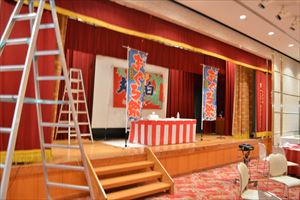 法人様創立周年パーティーにてマグロ解体ショー