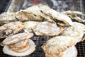 大阪の摂津市内のパチンコ店様にて、炎の海鮮焼き！！！