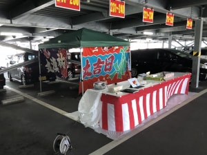 神戸市内のパチンコ店様にて、マグロ解体ショー開催！