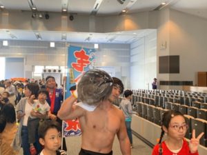 連合大阪堺地区協議会様　30周年記念イベントにてマグロ解体ショー！！