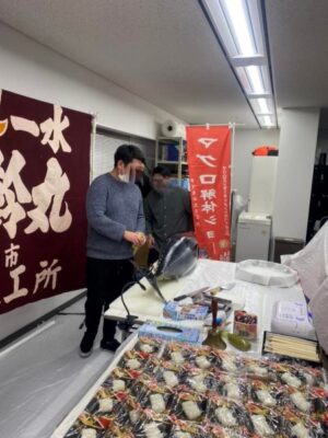 東京の法人様でマグロ解体ショーを実施してまいりました