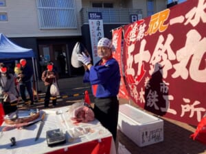 神奈川県で住宅展示場様の集客イベントにてマグロ解体ショーを実施して参りました！