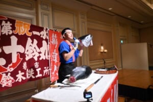 大阪のホテル様でマグロ解体ショーを実施して参りました！