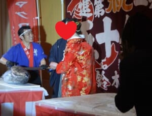 東京での結婚披露宴にマグロ解体ショーの出張ケータリングに参りました！