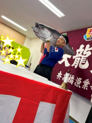 兵庫県神戸市にある福祉施設でマグロの解体ショーを実施して参りました！