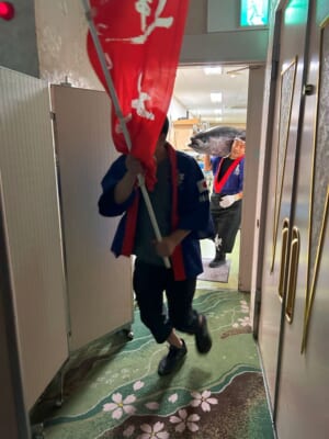 群馬県太田市のホテルにて法人様の夏のイベントをマグロの解体ショーで盛り上げて参りました！！