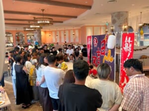 大阪市内のとあるホテルでマグロの解体ショー実施！！！