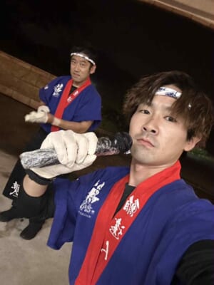 神奈川県のホテルにてマグロの解体ショーをして宴会を盛り上げるお手伝いをさせて頂きました。