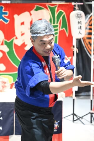 どんな所でもマグロの解体ショー！！兵庫県神戸市にて周年記念でマグロの解体ショーを行って参りました！！